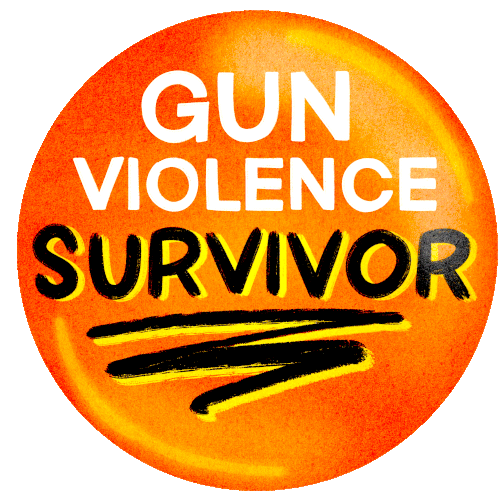 Heysp Gunviolenceaware Sticker - Heysp Gunviolenceaware Wear Orange Stickers