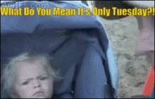 Angry Kid GIF - Angry Kid What Do You Mean Its Only Tuesday GIFs