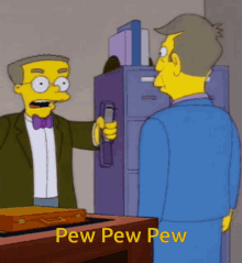 The Simpsons GIF - The Simpsons Pew Pew GIFs