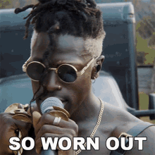 So Worn Out Moses Sumney GIF - So Worn Out Moses Sumney Cut Me Song GIFs