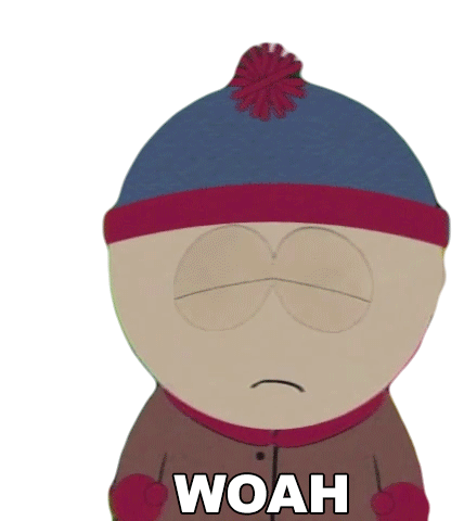 Woah Stan Marsh Sticker - Woah Stan Marsh South Park Stickers