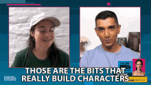 Those Are The Bits That Really Build Characters Shailene Woodley GIF - Those Are The Bits That Really Build Characters Shailene Woodley Tim Kash GIFs