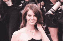 Lana Del Rey Hair Flip GIF