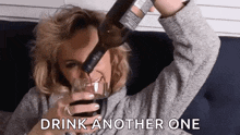 Wine Drinking GIF - Wine Drinking Lets Drink GIFs