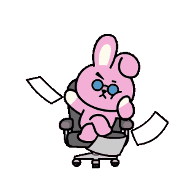 Bt21 Cooky Sticker - Bt21 Cooky Bored - Discover & Share GIFs