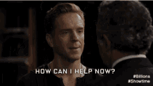 Damian Lewis Bobby Axelrod GIF - Damian Lewis Bobby Axelrod How Can I Help GIFs