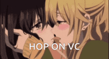 Hop On Vc Yuri GIF - Hop On Vc Yuri Kissing GIFs