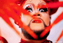 a close up of a person 's face with t4yce tumblr written below