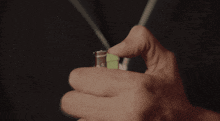 a person lighting a lighter with the words on vit quand meme une epoque incroyable below