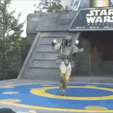 Happy Dance Boba Fett GIF - Happy Dance Boba Fett Dance Moves GIFs