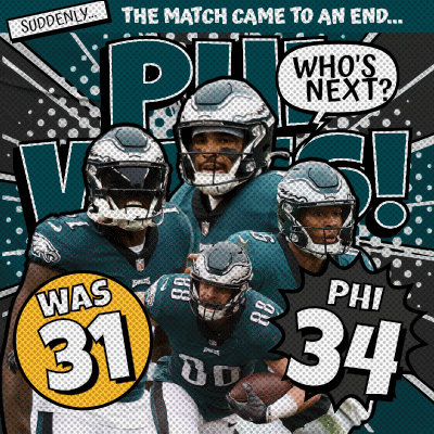 Philadelphia Eagles (34) Vs. Washington Commanders (31) Post Game