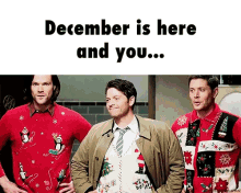 December Is Here And You Supernatural GIF - December Is Here And You Supernatural Misha Collins GIFs
