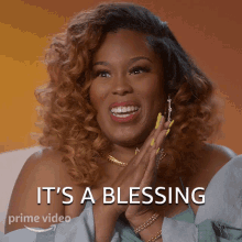 Its A Blessing Ashley Williams GIF - Its A Blessing Ashley Williams Lizzos Watch Out For The Big Grrrls GIFs