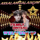 a poster for family bintang captain bintang welcomes you
