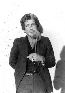 Leonard Cohen Smoking Cigarette GIF - Leonard Cohen Smoking Cigarette Music GIFs