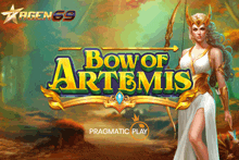 a game called bow of artemis is being played by pragmatic play