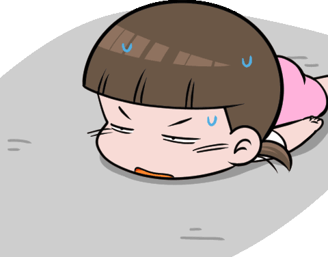 Lazy Girl Tired Sticker - Lazy Girl Tired Bored Stickers