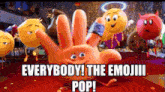 Everybody The Emoji Pop The Emoji Movie GIF - Everybody The Emoji Pop The Emoji Movie High Five GIFs