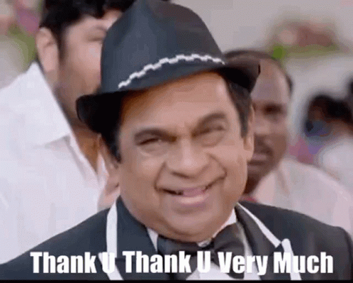 Brahmanandam Brahmi GIF - Brahmanandam Brahmi Thank You - Discover & Share  GIFs
