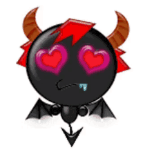 Devil Hearteyes GIF