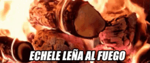 Echele Leña Al Fuego GIF - Echele Leña Al Fuego Leña GIFs