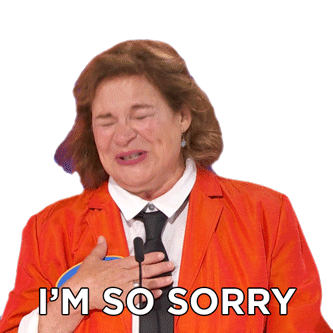 Im So Sorry Linda Sticker - Im So Sorry Linda Family Feud Canada Stickers