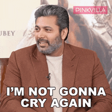 Im Not Gonna Cry Again Jayam Ravi GIF - Im Not Gonna Cry Again Jayam Ravi Pinkvilla GIFs