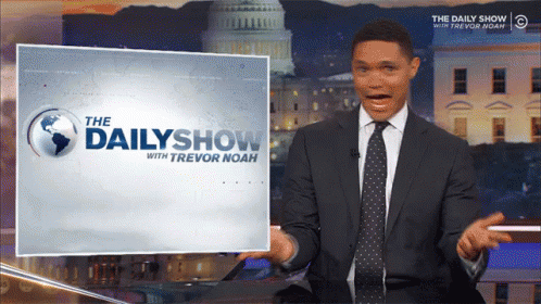 Heyyy GIF - Tds Reaction The Daily Show Daily Show GIFs