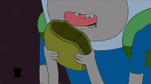 Licking Finn The Human GIF - Licking Finn The Human Adventure Time GIFs