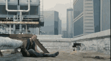 All Alone On A Rooftop GIF - Walking Dead Drama Zombies GIFs