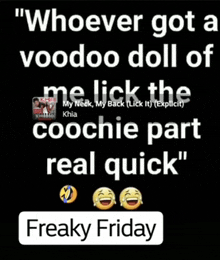 Freaky Friday Voodoo Doll GIF - Freaky Friday Friday Voodoo Doll GIFs