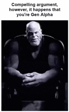 Thanos Gen Alpha GIF - Thanos Gen Alpha Compelling GIFs