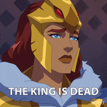 The King Is Dead Teela GIF - The King Is Dead Teela Masters Of The Universe Revolution GIFs