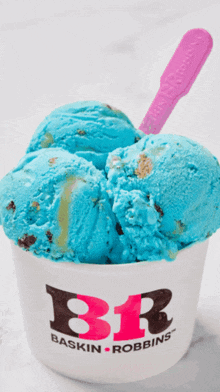 Baskin Robbins Cookie Monster Ice Cream GIF - Baskin Robbins Cookie Monster Ice Cream Ice Cream GIFs