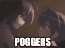 poggers kissing