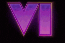 a logo for grand theft auto vi is displayed