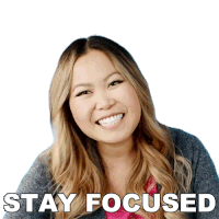 Stay Focused Ellen Chang Sticker - Stay Focused Ellen Chang For3v3rfaithful Stickers