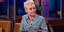 Everything I Do Is Legal In California GIF - Miley Cyrus Everything I Do Is Legal In California Legal GIFs