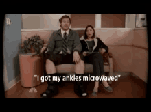 Andy Dwyer Ankles GIF - Andy Dwyer Ankles Microwaved GIFs