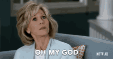 Oh My God Troubled GIF - Oh My God Troubled Grace And Frankie GIFs