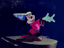 Mickey Mouse Apprentice GIF - Mickey Mouse Apprentice Sorcerer GIFs