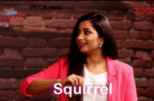 Shreya Ghoshal Interview GIF - Shreya Ghoshal Interview Squirrel GIFs