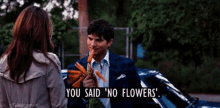You Said No Flowers - Flowers GIF - Flowers You Said No Flowers Ashton Kutcher GIFs