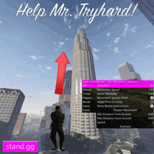Stand Mr Tryhard GIF - Stand Mr Tryhard Gta GIFs