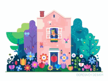 Flowers House GIF - Flowers House Bloom GIFs