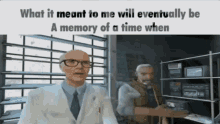 a memory of a time when half life in the end