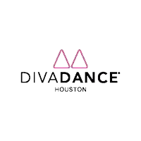 a logo for divadance houston , a dance studio in houston , texas