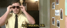 Burt Macklin Fbi GIF - Burt Macklin Fbi Parks And Rec GIFs