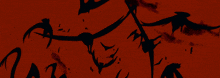 a close up of a person 's eye with a red circle in it