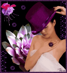 Woman Purple GIF - Woman Purple Hat GIFs